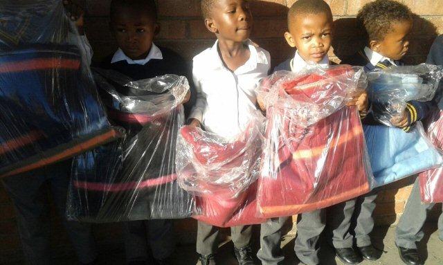Al-Imdaad Foundation Operation Winter Warmth 2015 blanket distribution at the Kim Kgolo Primary School in Kimberly